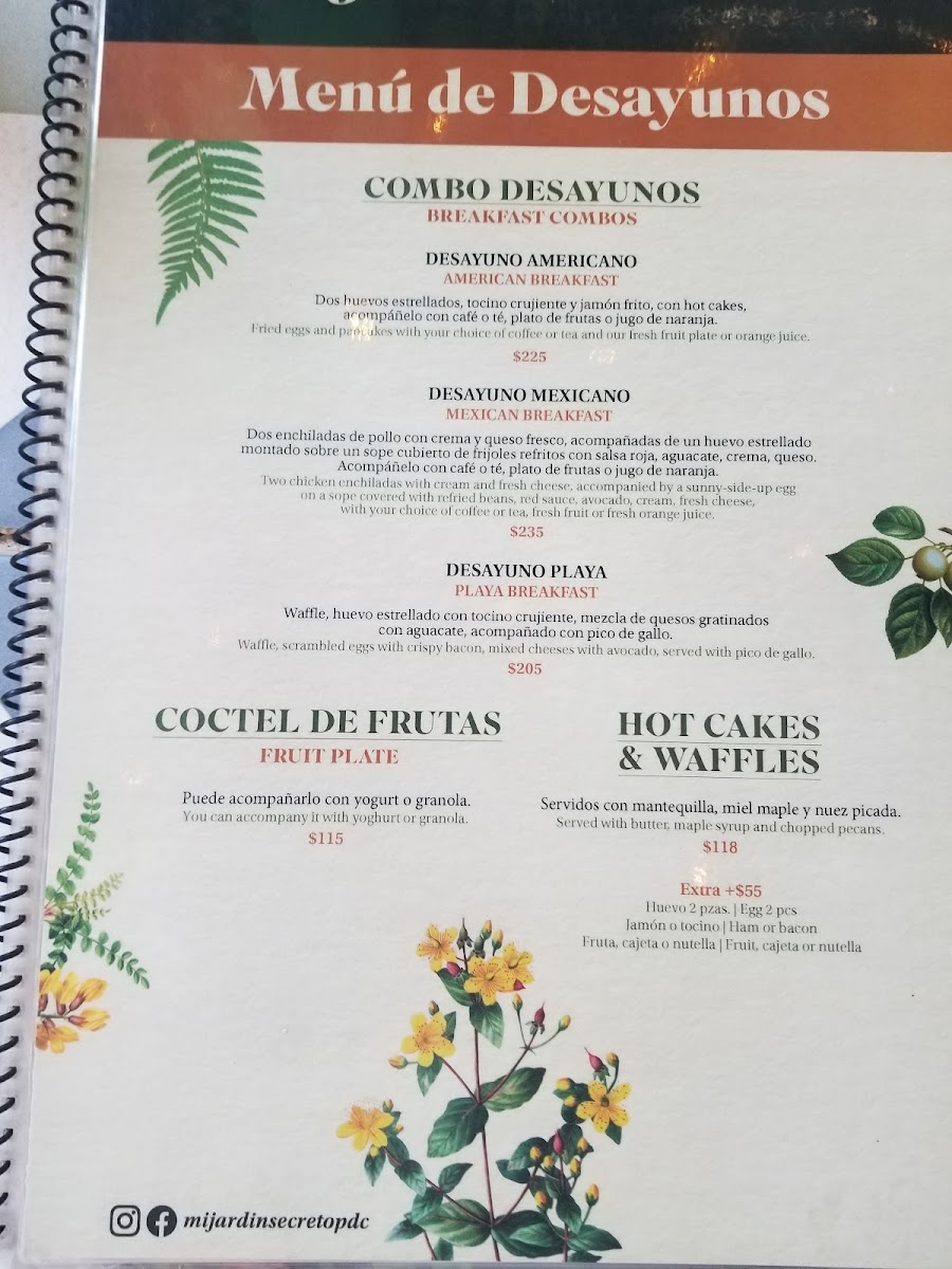 Mi Jardin Secreto Menu - Image 3